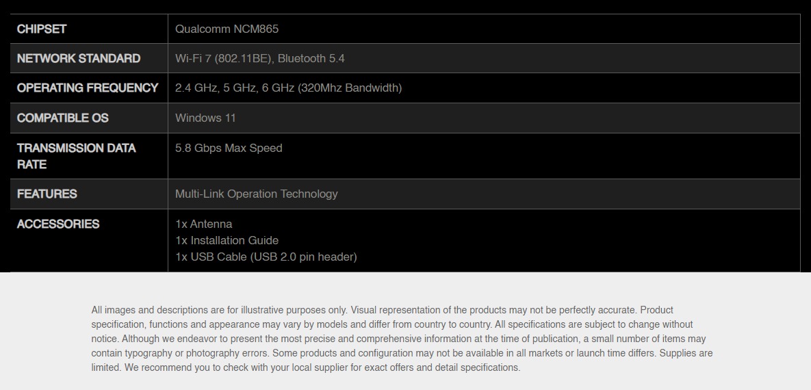 HERALD-BE NCM865 WI-FI 7