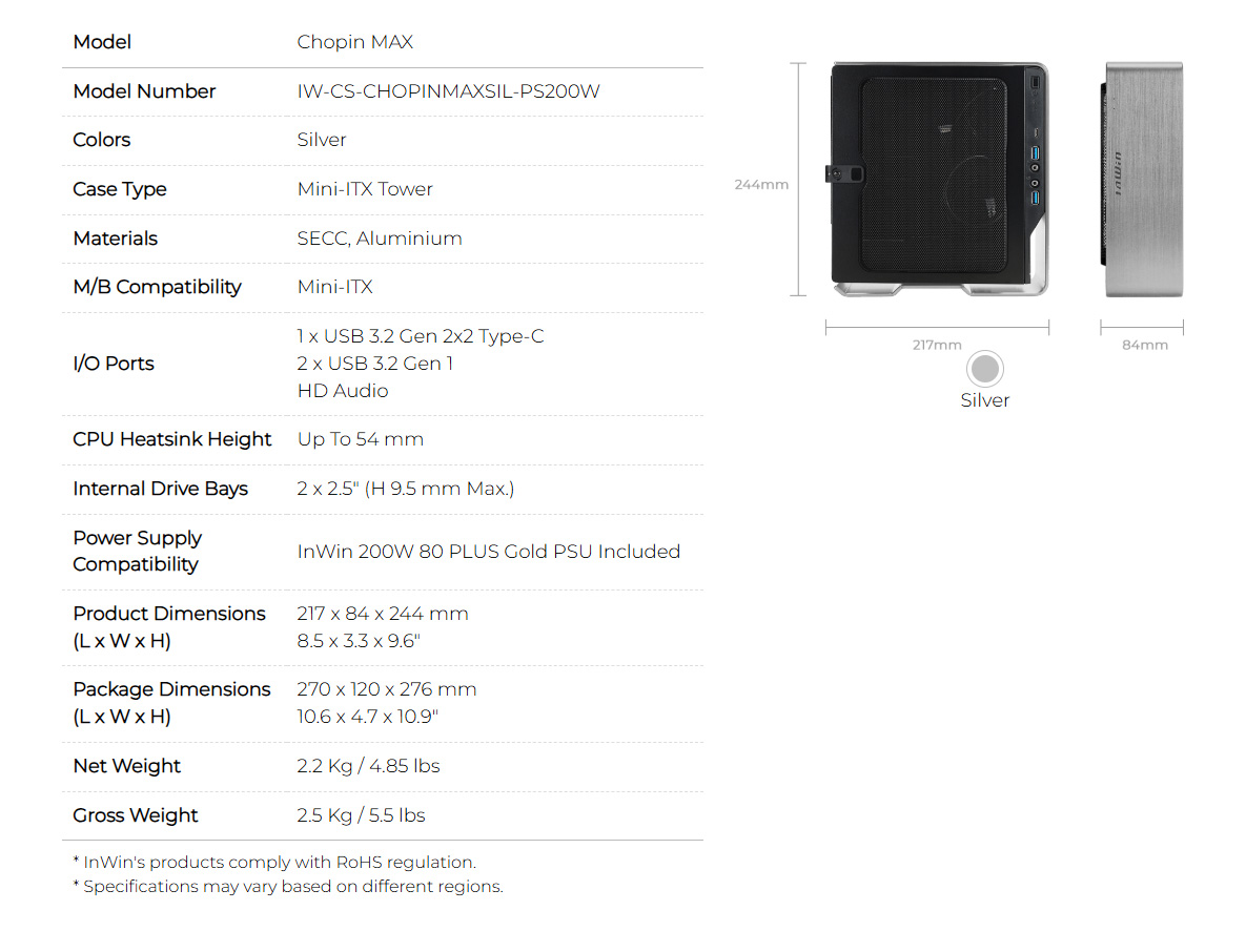 IW-CS-CHOPINMAXSIL-PS200W