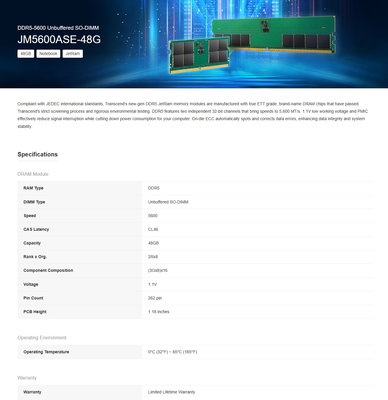 JM5600ASE-48G