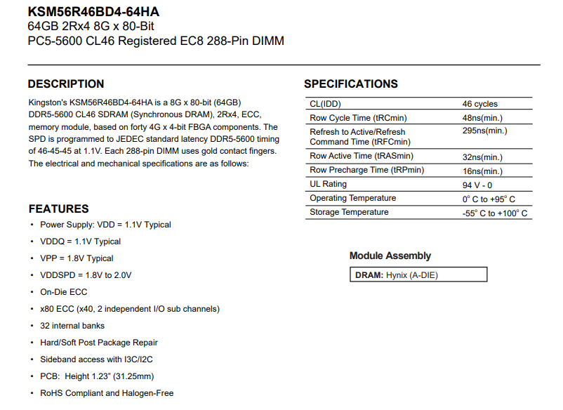 KSM56R46BD4-64HA