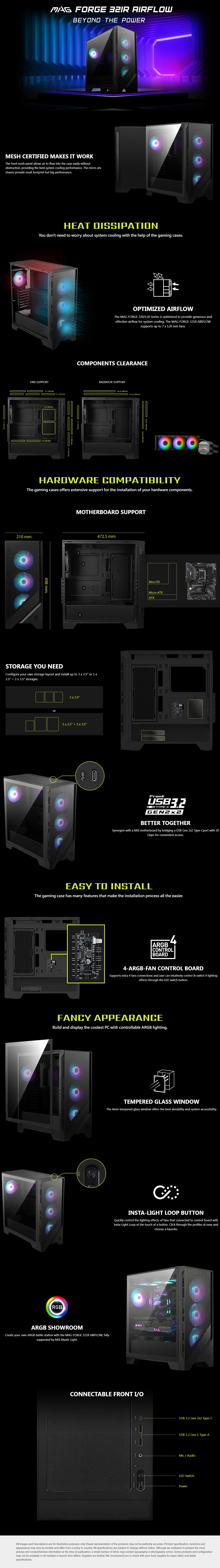 MAG FORGE 321R AIRFLOW