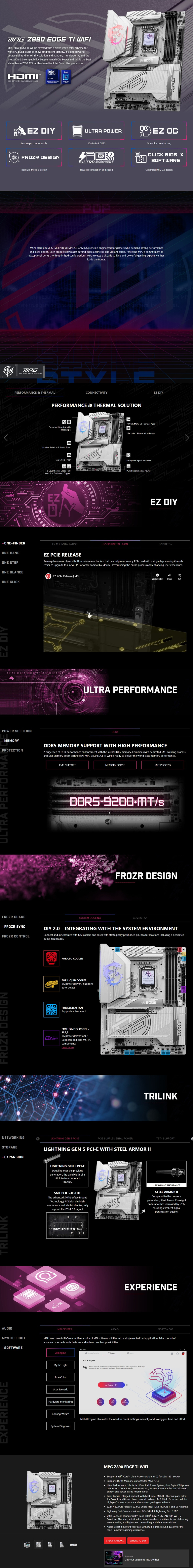 MPG Z890 EDGE TI WIFI