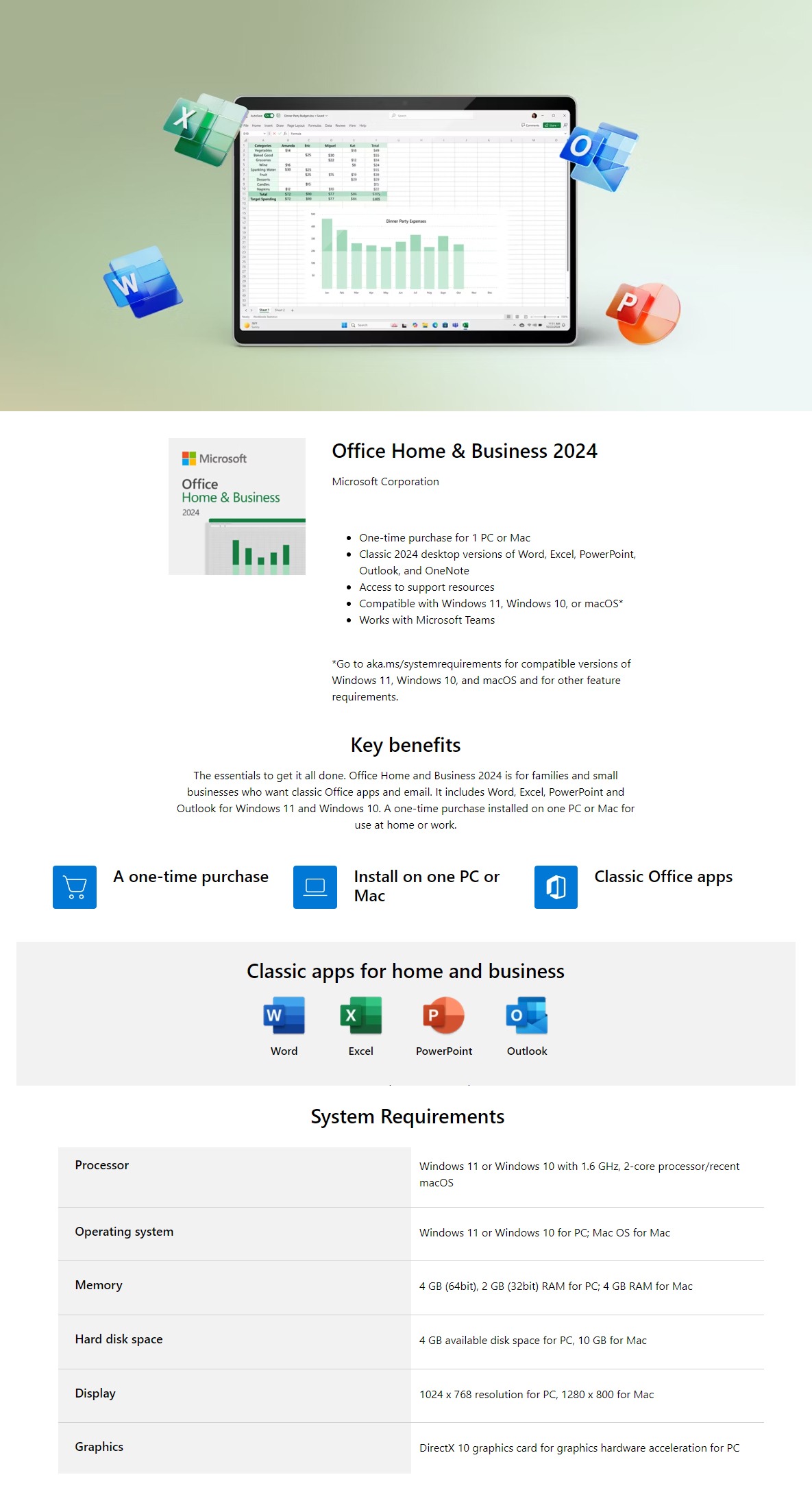 Microsoft EP2-06603 ESD Office Home & Business 2024
