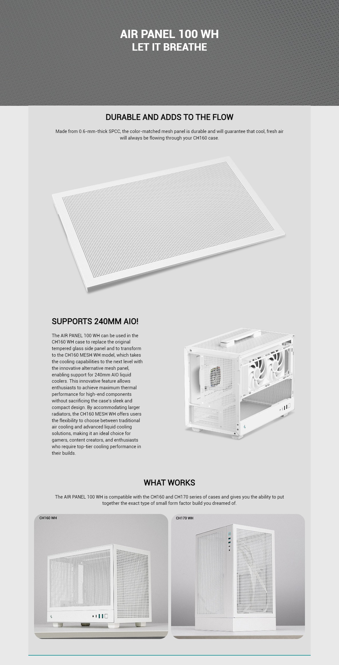 R-AIR-PANEL-WH-G