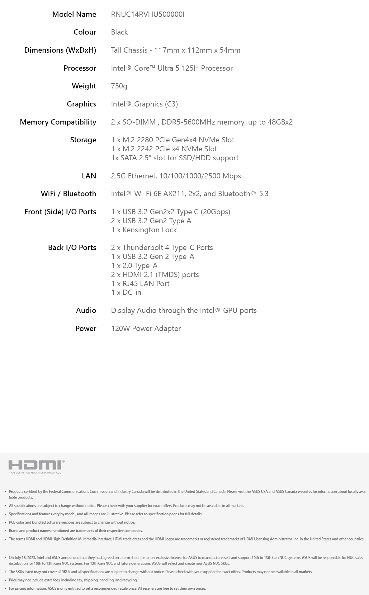 RNUC14RVHU500000I