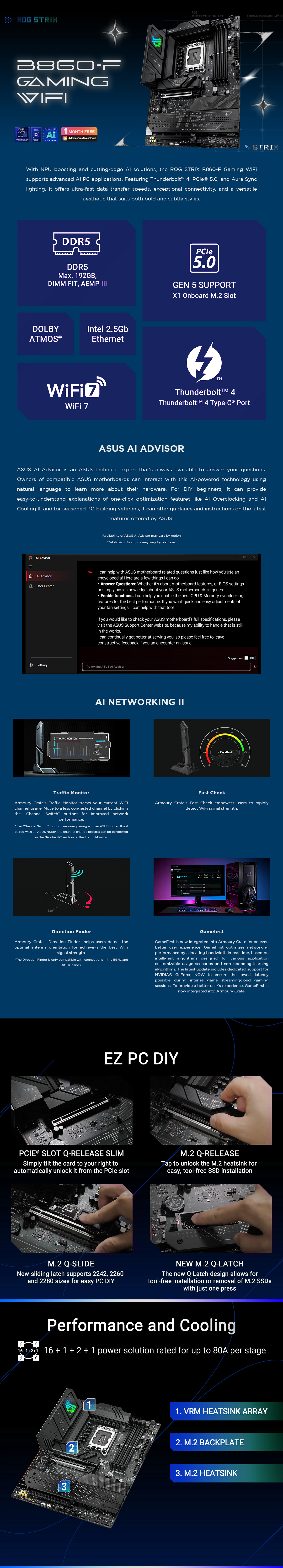 ROG STRIX B860-F GAMING WIFI