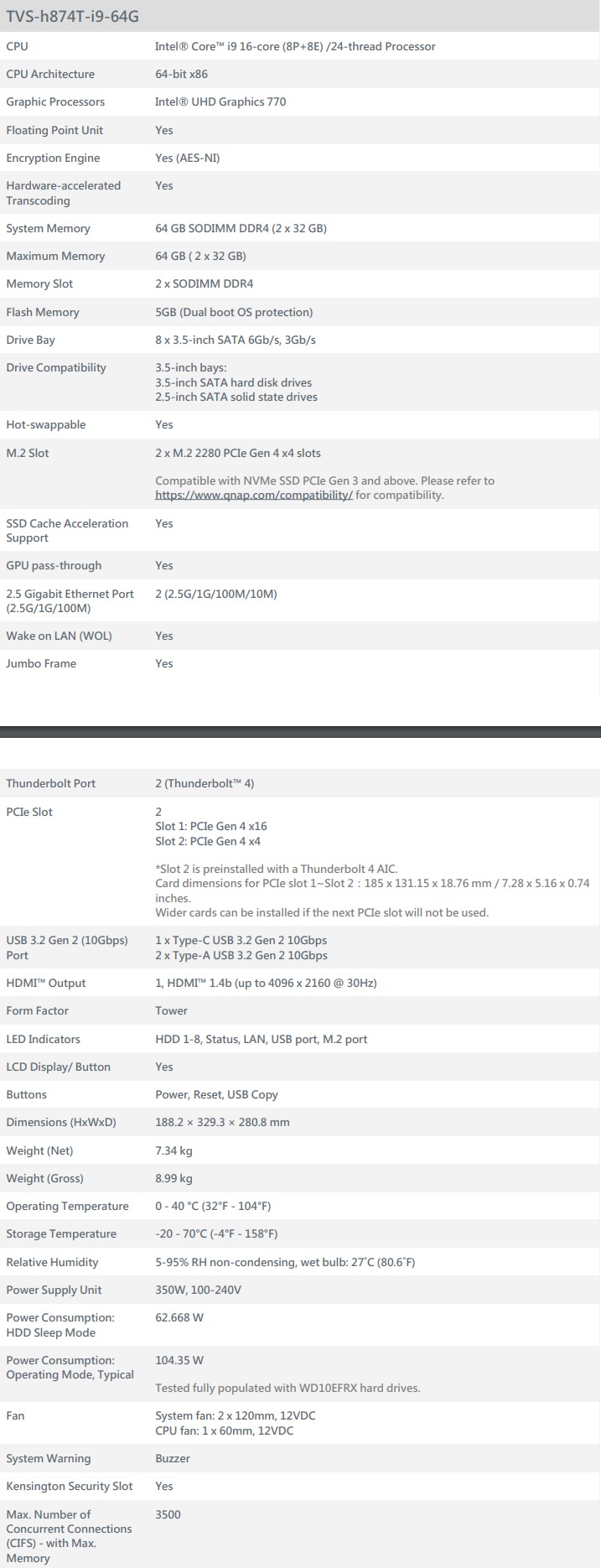 TVS-h874T-i9-64G TVS-h874T-i9-64G
