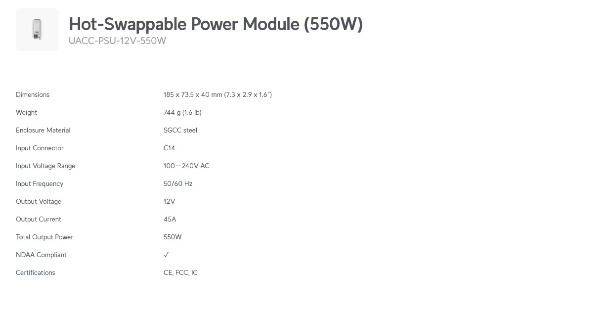 UACC-PSU-12V-550W